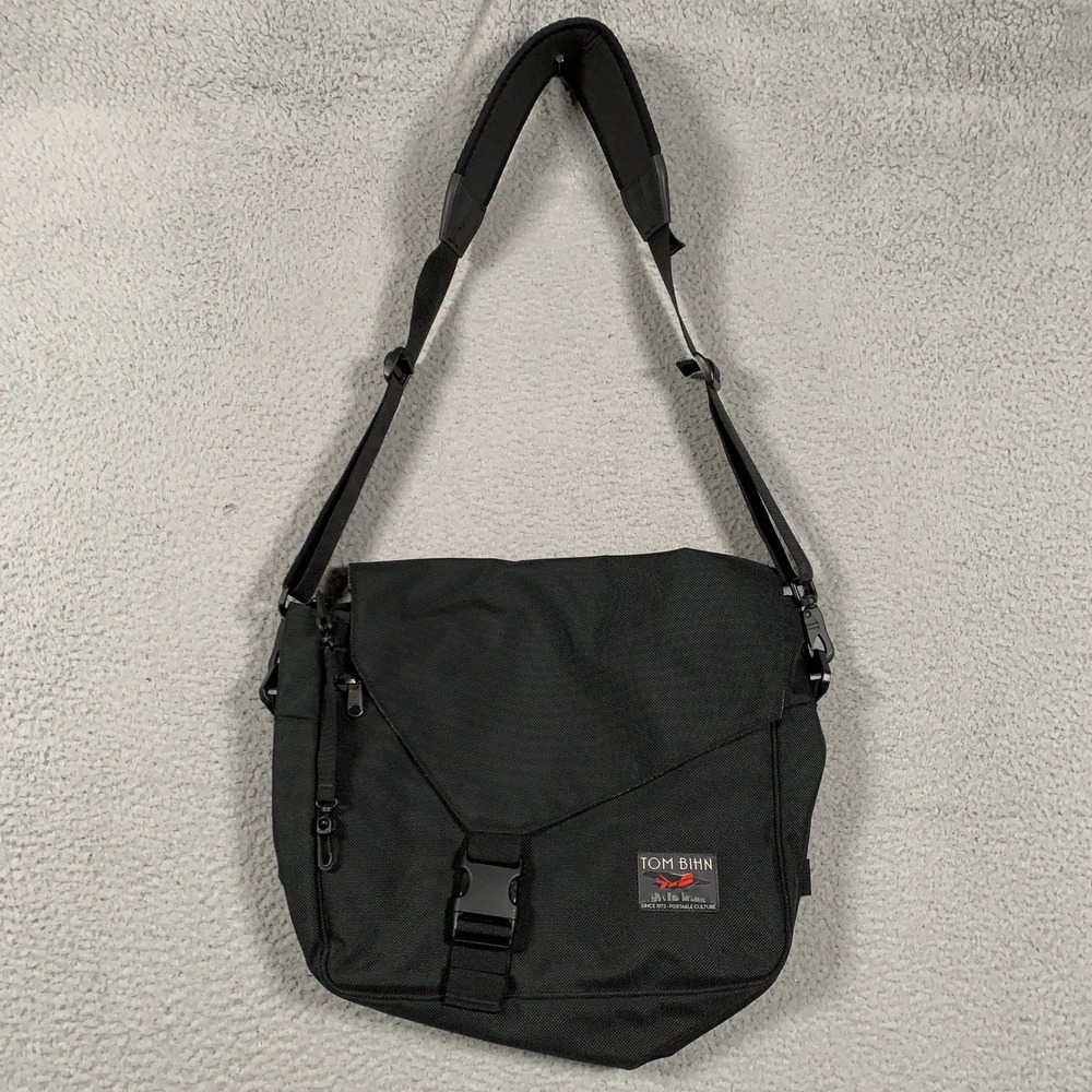 Tom Bihn Makers Bag Messenger Bag Unisex OS Black Ballistic Nylon Utility EDC